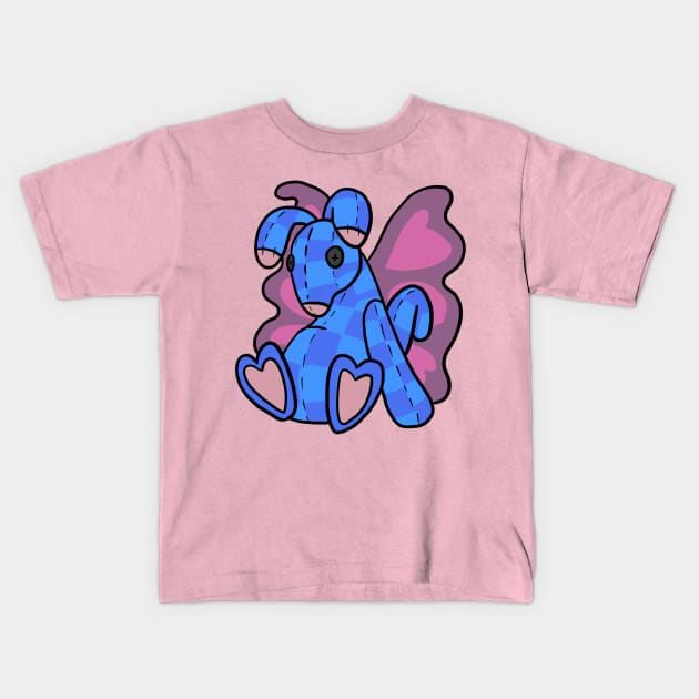 Checkered Blumaroo Plushie Kids T-Shirt by Carprincess